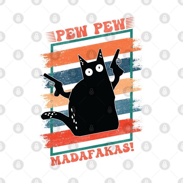 Pew Pew Madafakas Cat Shirt by trendst