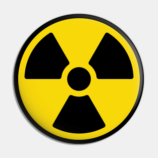 Radioactive Symbol Pin