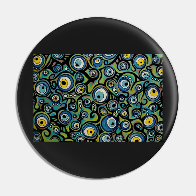 Who's Watching (Evil Eye) Pin by halideO