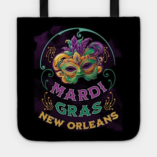 Mardi Gras King New Orleans Louisiana Tote