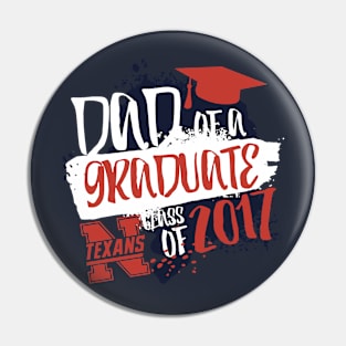 Graduation Dad - Navy! Pin