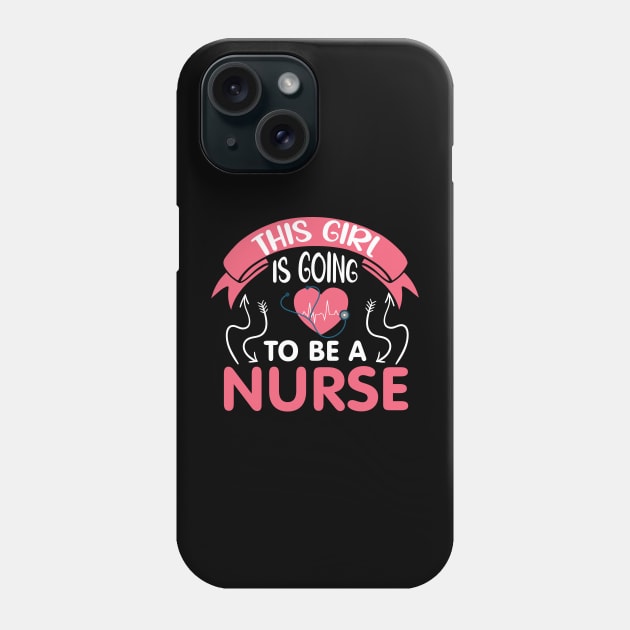 This girl is going to be a nurse Phone Case by safi$12