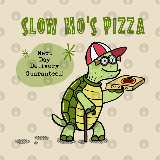 Turtle Pizza Delivery Service by Hallo Molly