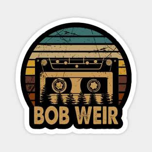 Bob Great Gift Weir For Name Retro Styles Color 70s 80s 90s Magnet