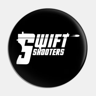 SwiftShooters (white) Pin