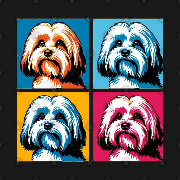 Havanese Pop Art - Dog Lover Gifts by PawPopArt