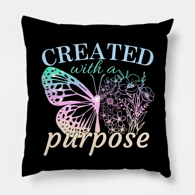 Created With A Purpose Pillow by Annabelhut