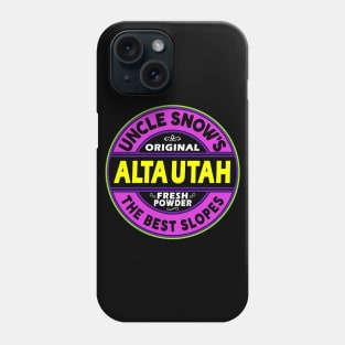 Skiing Alta Utah Ski Phone Case