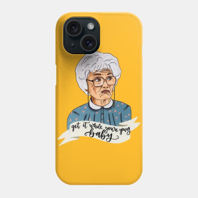 Golden Girls Sophia Petrillo Funny Coffee Phone Case by sudaisgona