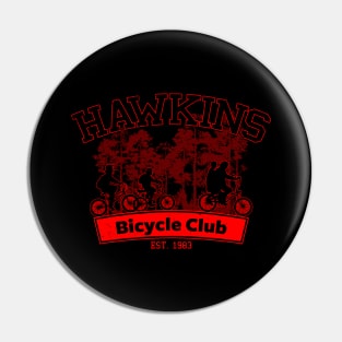 Cool 80's Inspired Bicycle Club For Cyclists Pin