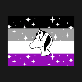 Asexual Sparkle Unicorn T-Shirt