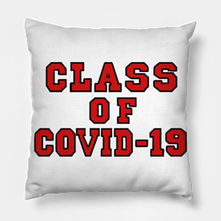 Class of Covid-19 Red Pillow