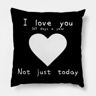 【Valentine's Day】I love you not just today Black ver. Pillow