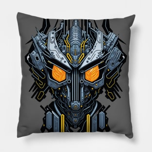 Mecha Skull S03 D10 Pillow