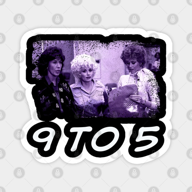 Dolly & Co. Exclusive Tees Honoring the Leading Ladies of 9 to 5 Magnet by Chibi Monster