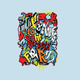 graffiti collage T-Shirt