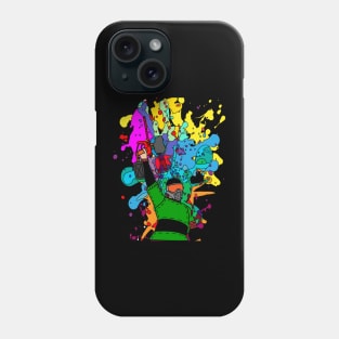 Colorful Paintball Motif Phone Case