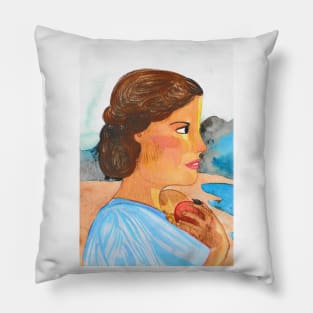 Persephone - Blue Palette Pillow