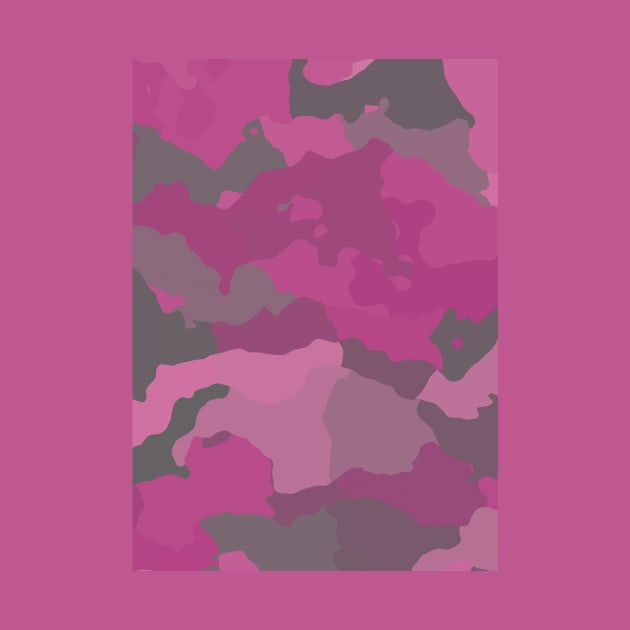 Pink Mauve and Gray Camo by erichristy