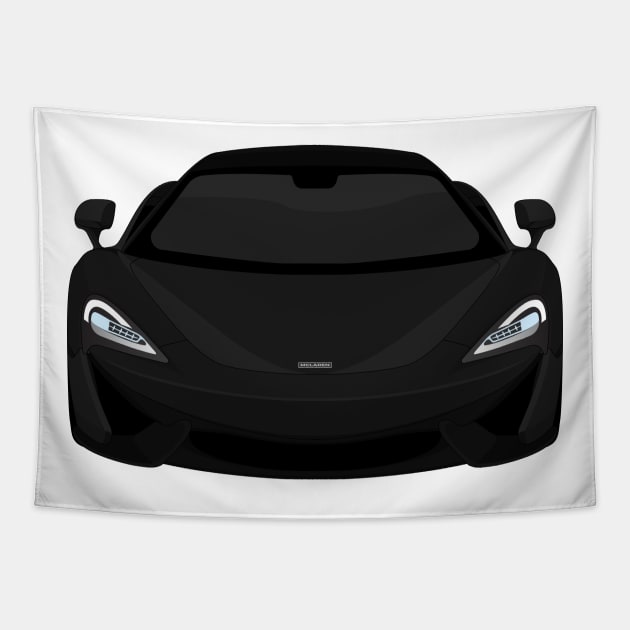 MCLAREN 570S BLACK Tapestry by VENZ0LIC