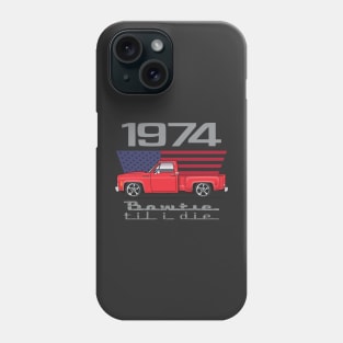 1974-Crimson Red Phone Case