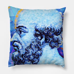 Eratosthenes of Cyrene Portrait | Eratosthenes of Cyrene Artwork | Eratosthenes of Cyrene Painting 14 Pillow
