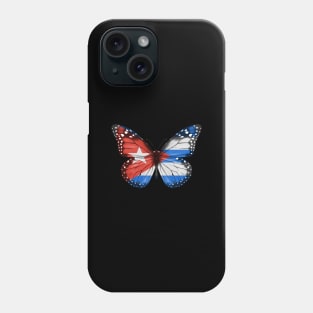 Cuban Flag  Butterfly - Gift for Cuban From Cuba Phone Case