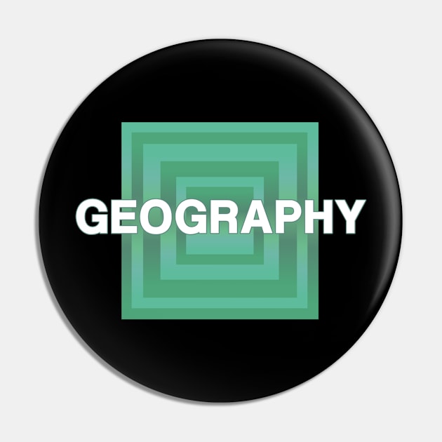 Geography Subject typographic designed Pin by Blueberry Pie 