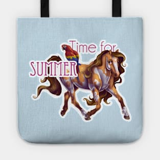 Time for Summer Horse Tote