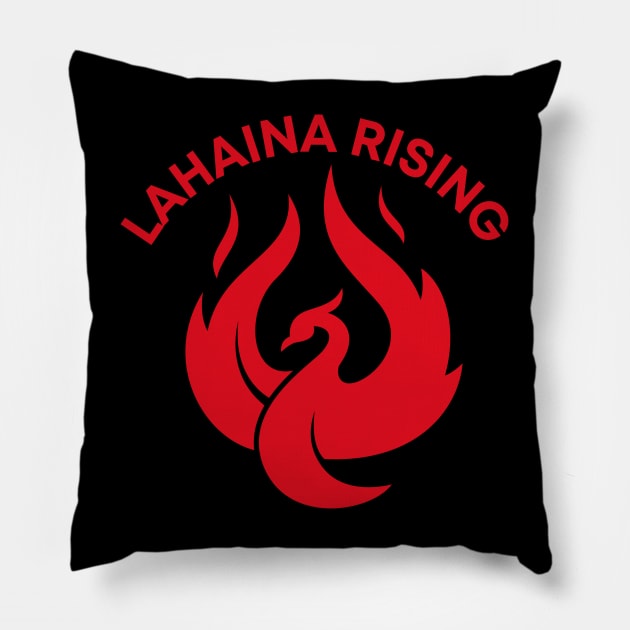 Lahaina Rising Pillow by MtWoodson