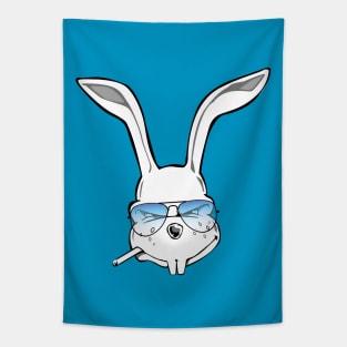 Bunny with Glasses Tapestry