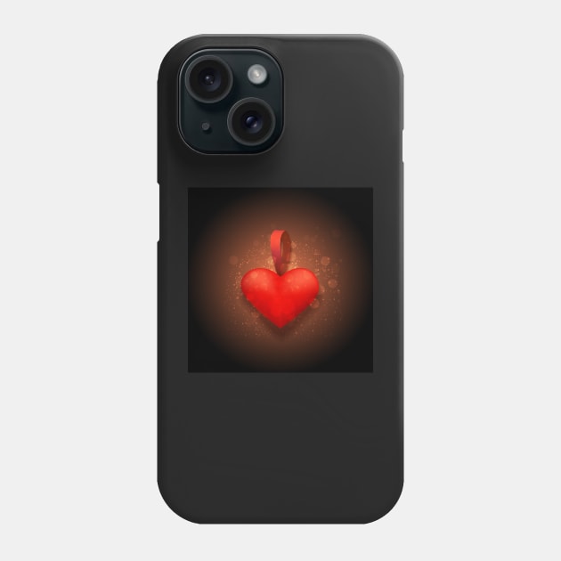 Toy valentine heart Phone Case by devaleta