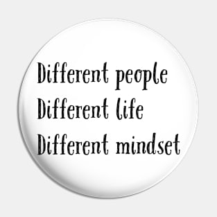 Different people/ design Pin