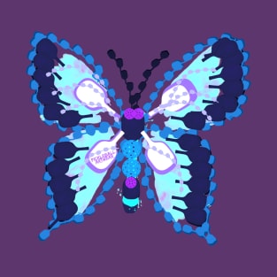 Pickleball Butterfly by Pickleball ARTwear T-Shirt