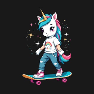 Skater Unicorn T-Shirt