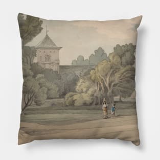 New Radnor by Francis Towne Pillow