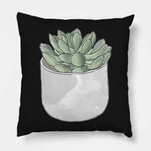 A cute potted succulent Pillow