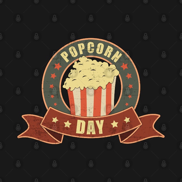 Popcorn Day Cinema Movie Film Gift by T-Shirt.CONCEPTS