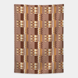 Kwanzaa Brown Pattern Tapestry