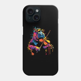 Hippo Playing Violin Phone Case