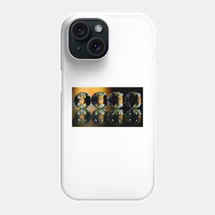 Abstract balls with refraction. Phone Case