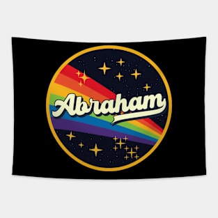 Abraham // Rainbow In Space Vintage Style Tapestry