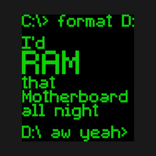 I'D Ram T Motherboard All Night by kawaiiness