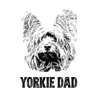 Yorkie Dad Yorkshire Terrier T-Shirt