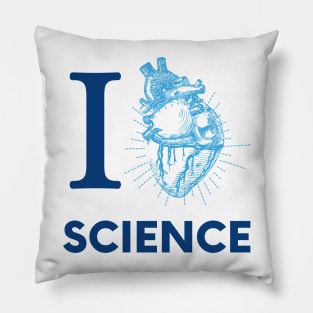 I Love Heart Science Heart Pillow