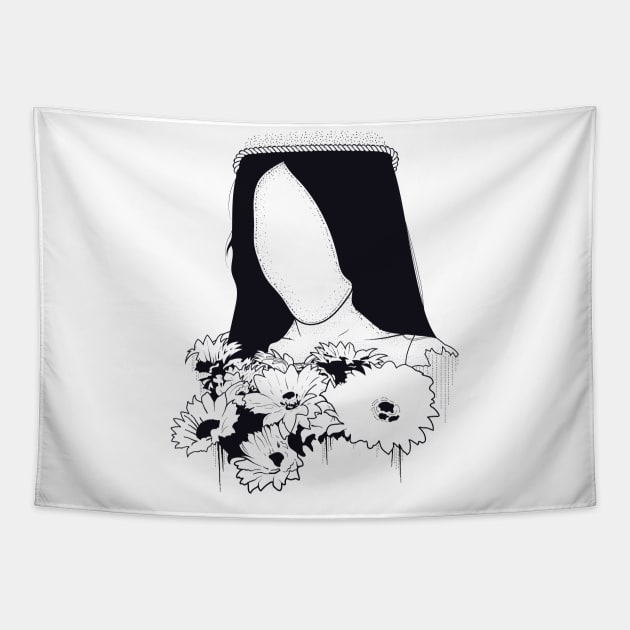 Black & white Elegant Art 12 Tapestry by Frajtgorski