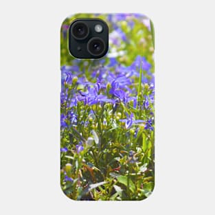 Purple Flower Field Shot Phone Case