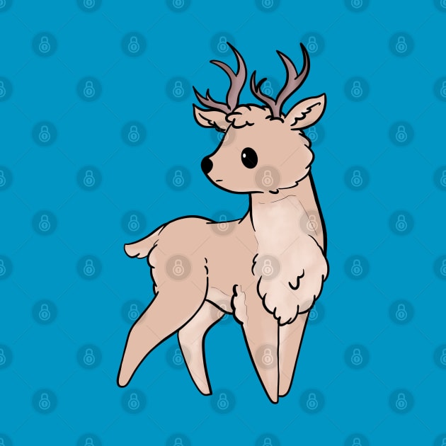 Cute Deer cartoon by Uwaki