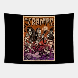 Punk Rock Psychosis The Cramps Voodoo Rhythms Shirt Tapestry