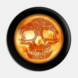 Spooky moon Pin